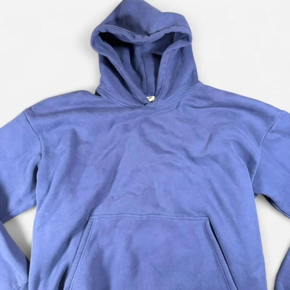 Comfrt‎ Deep Blue Basic Hoodie Boxy Size Unisex 2XL Comfort Cozy